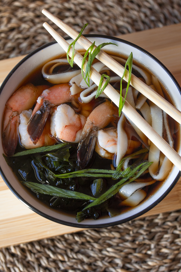 картинка Суп лапша с креветкой суши-маркета "Каэру"